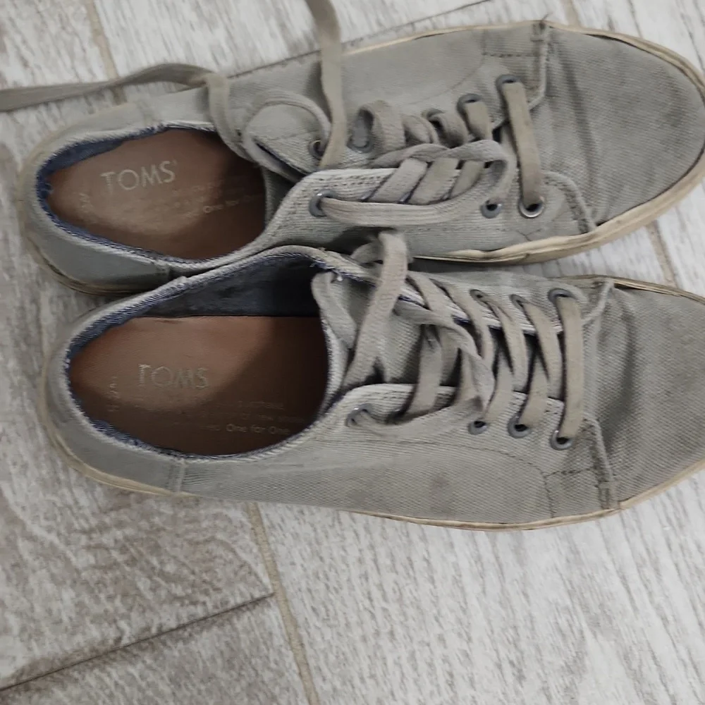 💣 5 For $20 Toms Gray Women's Sneakers - Picture 3 of 9